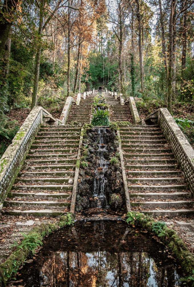 Luso água com origem na natureza